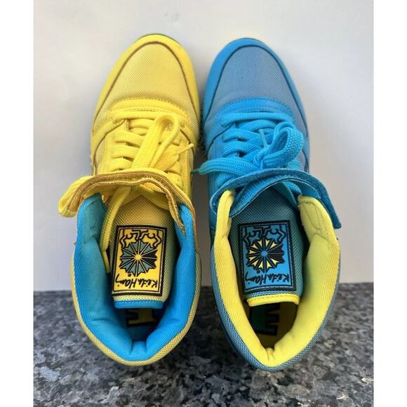 REEBOK KEITH HARING CLASSIC LEATHER MID STRAP LUX V44586 SIZE 10 Missing Dogs main image 5